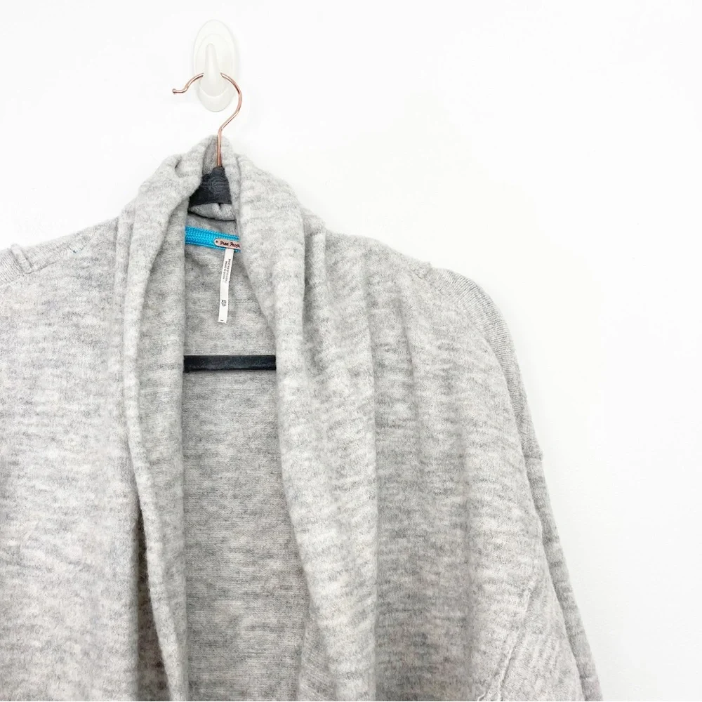 Free People Eucalypyus Heather Gray Cardigan Size XS - Picture 4 of 9